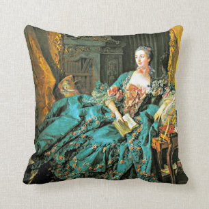 Portrait of Madame de Pompadour Cushion