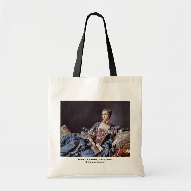 Portrait Of Madame De Pompadour Tote Bag (Front)