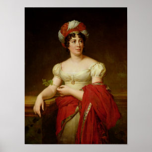 Portrait of Madame de Stael Poster