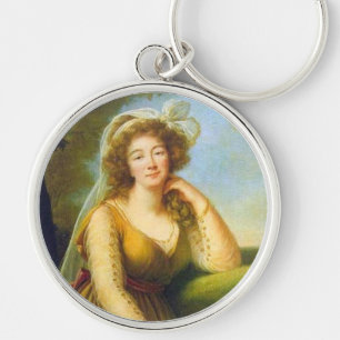 Portrait of Madame du Barry Key Ring