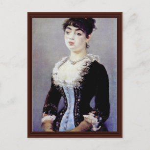 Portrait Of Madame Michel-Levy By Manet Edouard Postcard