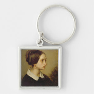 Portrait of Madame Ono, 1844 Key Ring
