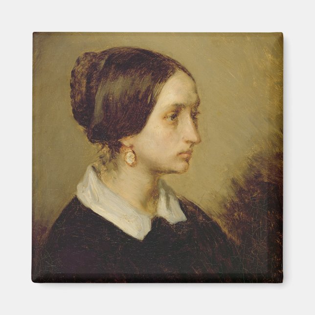 Portrait of Madame Ono, 1844 Magnet (Front)