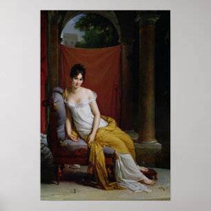 Portrait of Madame Recamier Poster