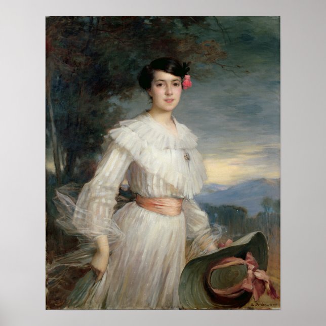 Portrait of Madeleine Reclus, 1902 Poster (Front)