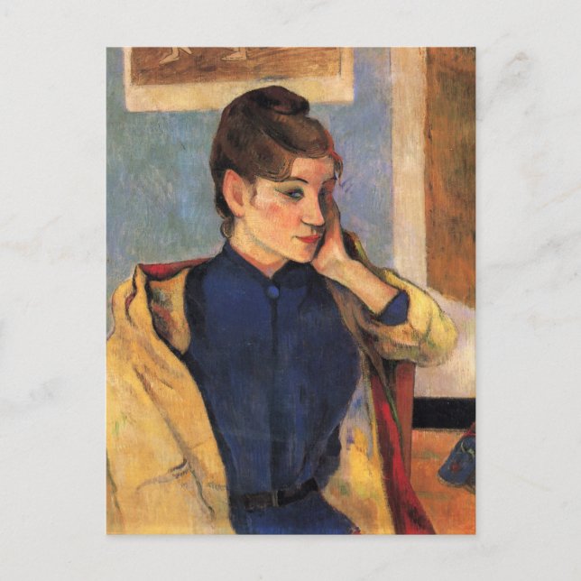 Portrait of Madeline bernard - Paul Gauguin Postcard (Front)