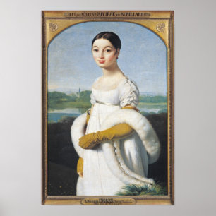 Portrait of Mademoiselle Caroline Riviere 1805 Poster
