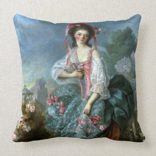 Portrait of Mademoiselle Guimard as Terpsichore, c Cushion