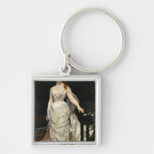 Portrait of Mademoiselle X, 1873 Key Ring