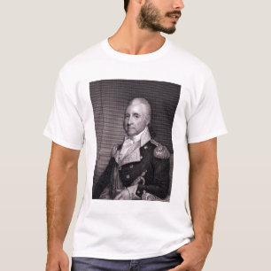 Portrait of Major General John Brooks, engraved by T-Shirt