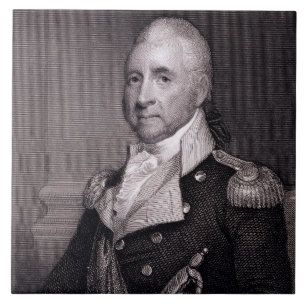 Portrait of Major General John Brooks, engraved by Tile