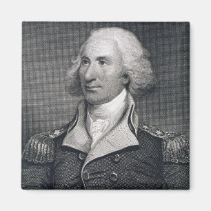 Portrait of Major General Philip Schuyler, engrave Magnet
