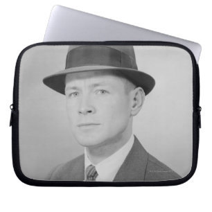 Portrait of Man Laptop Sleeve