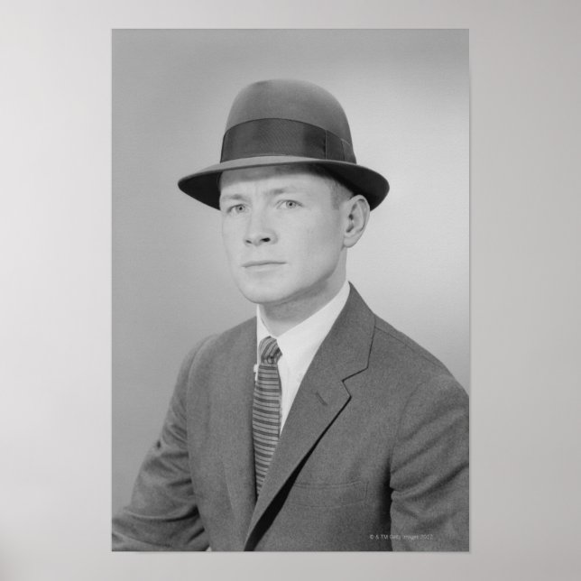 Portrait of Man Poster (Front)