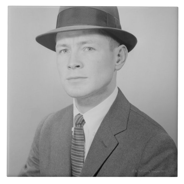 Portrait of Man Tile (Front)