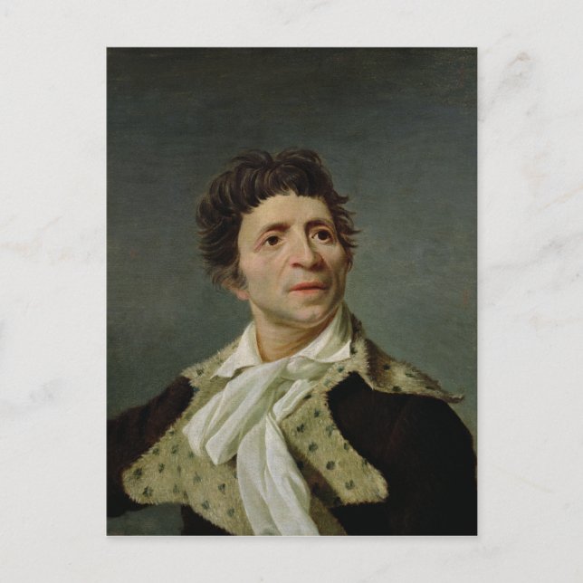 Portrait of Marat  1793 Postcard (Front)
