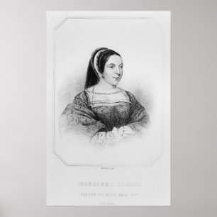 Portrait of Margaret Tudor Queen of Scotland Poster