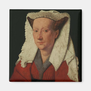 Portrait of Margaret van Eyck, 1439 Magnet