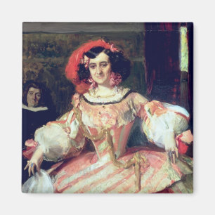 Portrait of Maria Guerrero Magnet