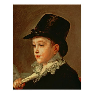 Portrait of Marianito Goya, c.1815 (oil on canvas) Poster
