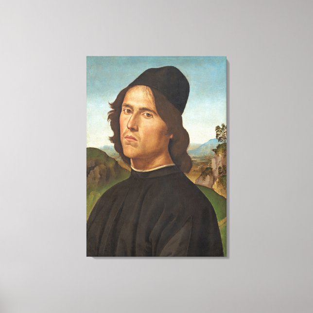 Portrait of Marianito Goya, Grandson of the Artist Canvas Print (Front)