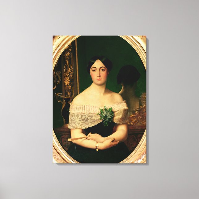 Portrait of Marianne Elisa Birch Canvas Print (Front)