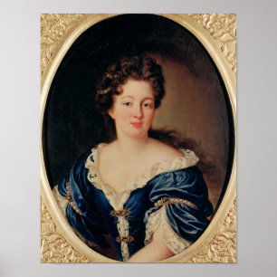 Portrait of Marie-Anne Mancini  Princess Colonna Poster