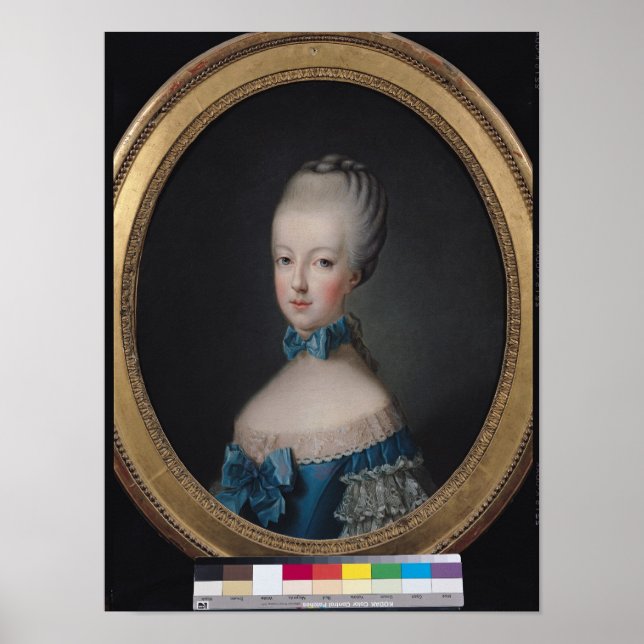 Portrait of Marie-Antoinette de Poster (Front)