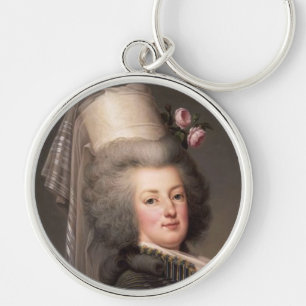 Portrait of Marie Antoinette, Queen of France Key Ring