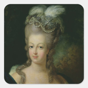 Portrait of Marie-Antoinette Square Sticker