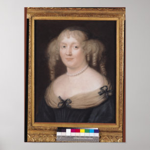 Portrait of Marie de Rabutin-Chantal  Marquise Poster