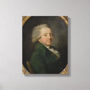 Portrait of Marie-Jean-Antoine-Nicolas Canvas Print