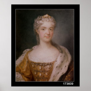 Portrait of Marie Leczinska Queen of France Poster