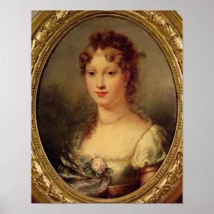Portrait of Marie-Louise de Hapsburg-Lorraine Poster