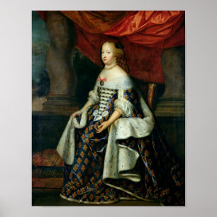 Portrait of Marie-Therese of Austria Poster