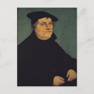 Portrait of Martin Luther  1543 Postcard