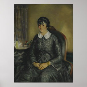 Portrait of Mary McKinnon by George Bellows Poster
