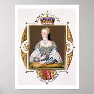 Portrait of Mary of Guise (1515-60) Queen of Scotl Poster