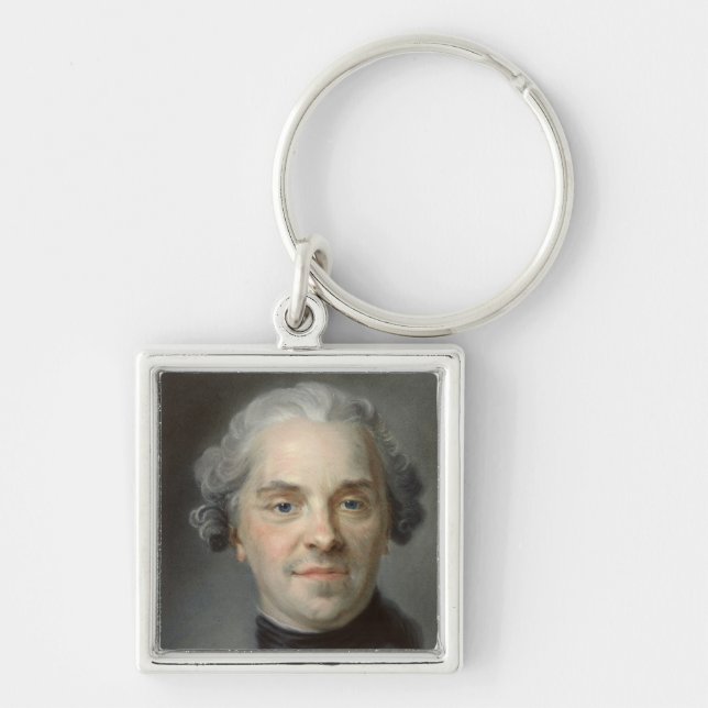Portrait of Maurice, Comte de Saxe  1747 Key Ring (Front)