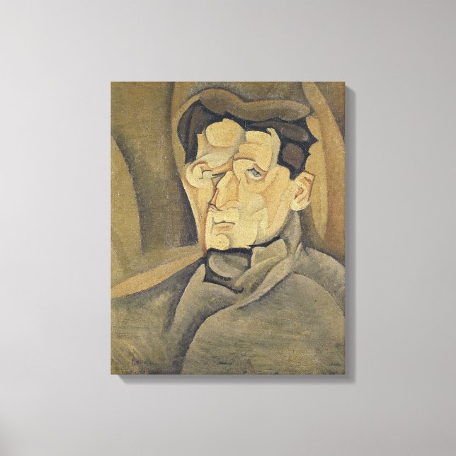 Portrait of Maurice Raynal  1911 Canvas Print (Front)