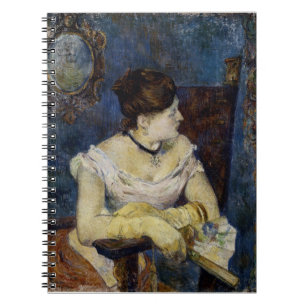 Portrait of Mette Gauguin, the Artist's Wife Spiral Notebook