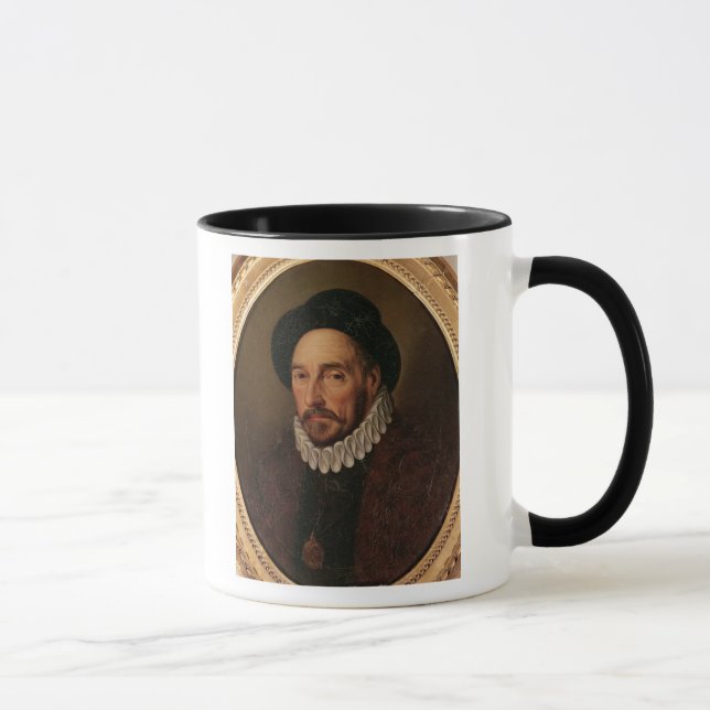 Portrait of Michel Eyquem de Montaigne Mug (Right)