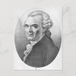Portrait of Michel-Jean Sedaine Postcard