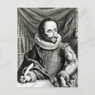 Portrait of Miguel de Cervantes Saavedra Postcard