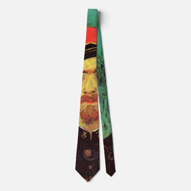 Portrait of Milliet, The Lover by Vincent van Gogh Tie (Front)