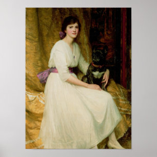 Portrait of Miss Dorothy Dicksee Poster