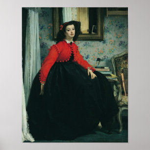 Portrait of Mlle. L.L.  1864 Poster