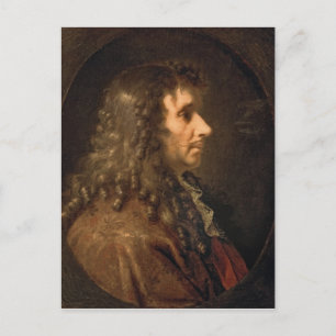 Portrait of Moliere 1660 Postcard