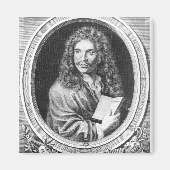 Portrait of Moliere Magnet (Front)