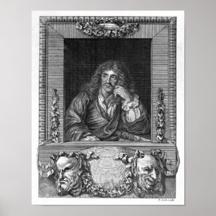 Portrait of Moliere Poster